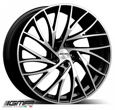 GMP ENIGMA BLK/POL 8,0X18 5X112/25 (66,6)  (Z) (TUV) KG750